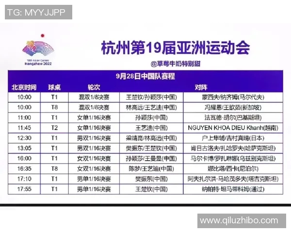 北京乒乓球队在亚运会中的耐力表现与技术分析探讨