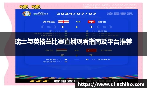 瑞士与英格兰比赛直播观看指南及平台推荐