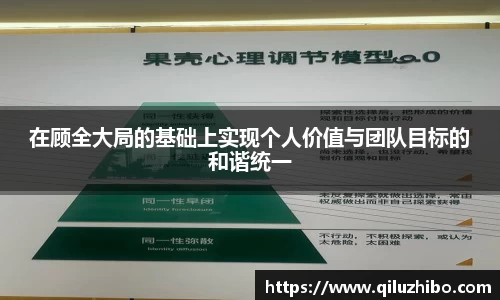 在顾全大局的基础上实现个人价值与团队目标的和谐统一